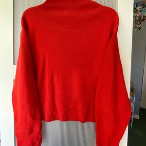 Orange long sleeve sweater